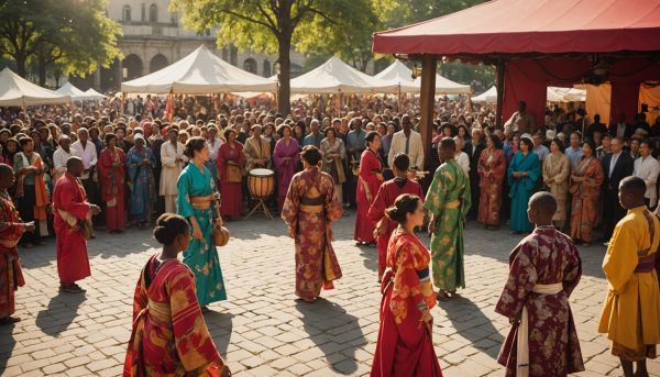 Celebration des cultures visuelles et fetes de la creation