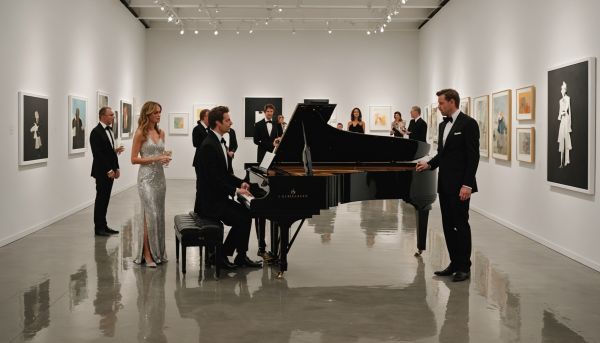 Vernissages et soirées mondaines au coeur du milieu artistique