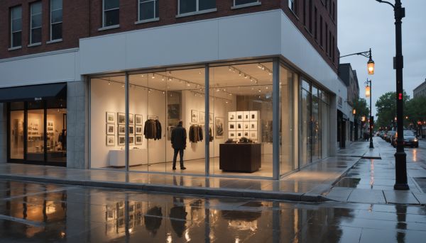 Vitrines de la modernite et diffusion des artistes emergents